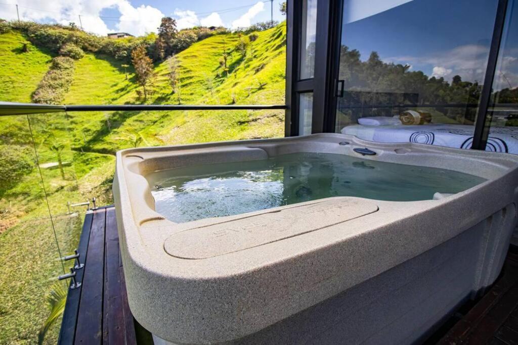 Sky House Cabana Guatape Ла-Прадера Экстерьер фото